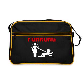 Bachelor Party Married - Retro Bag - black/gold - Front