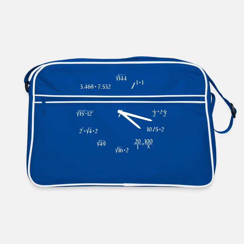 Uhr Mathematik Retro Tasche