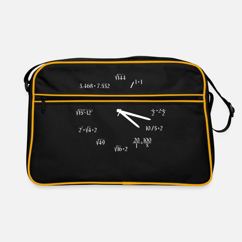 Clock Mathematics - Retro Bag - black/gold