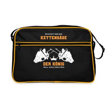 Faire du bois - Sac Retro - noir/or - Devant