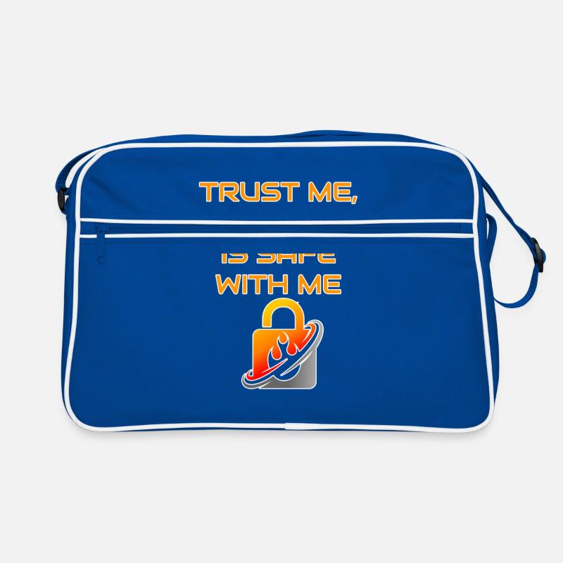 Trust Me Your Data Is Safe Retro Tasche