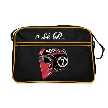 Café Racer - Sac Retro - noir/or - Devant