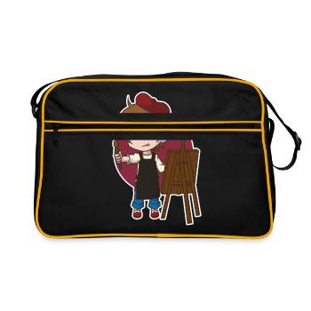 Artistes - Sac Retro - noir/or - Devant