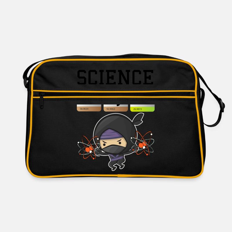 Science Ninja Design Funny Chemistry Elements Sac Retro
