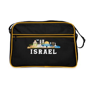 Israël - Sac Retro - noir/or - Devant