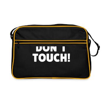 dont touch - Sac Retro - noir/or - Devant