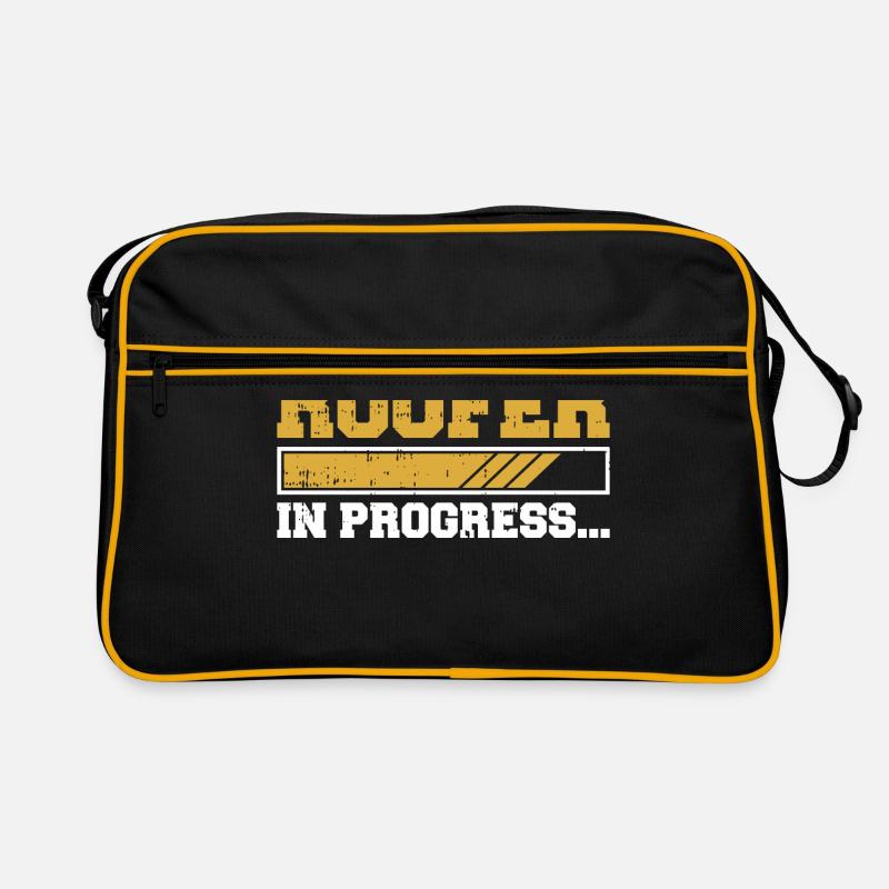 Bauarbeiter Dachdecker Geschenkidee Retro Tasche