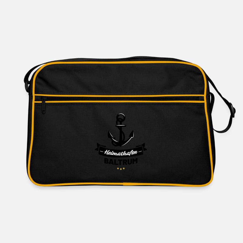 Heimathafen Baltrum Retro Tasche