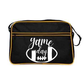 JOUR DE JEU - Sac Retro - noir/or - Devant