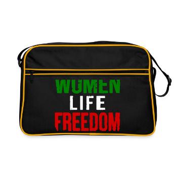 Women life freedom - Retro Bag - black/gold - Front