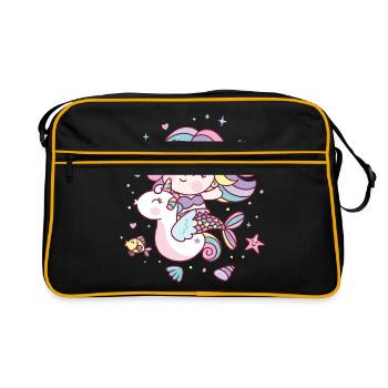 Sirène - Sac Retro - noir/or - Devant