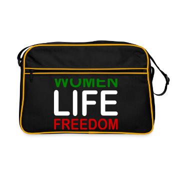 Women life freedom - Sac Retro - noir/or - Devant