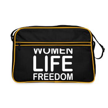 Women life freedom - Sac Retro - noir/or - Devant