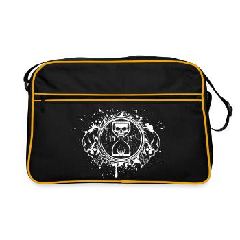 1312 montre de la mort blanche - Sac Retro - noir/or - Devant