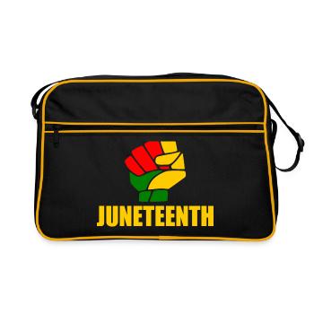 juneteenth - Sac Retro - noir/or - Devant