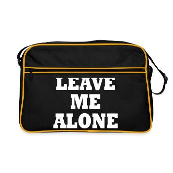 Leave me alone - Sac Retro - noir/or - Devant