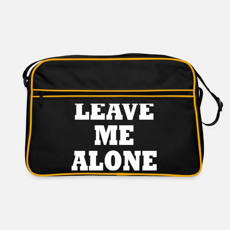 Leave me alone Retro Tasche