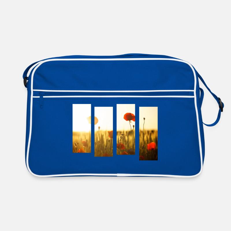 Mohnfeld Retro Tasche