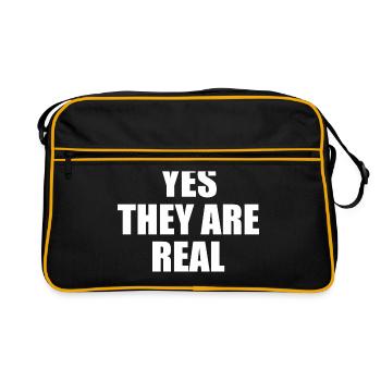 yes they are real - Sac Retro - noir/or - Devant