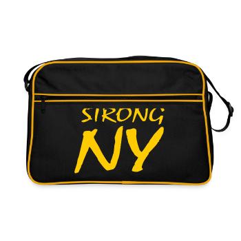 New York - Sac Retro - noir/or - Devant