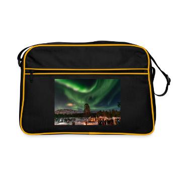 Norvège Northern Lights - Sac Retro - noir/or - Devant