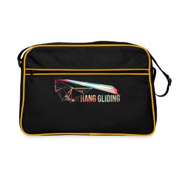 Hang gliding - Retro Bag - black/gold - Front