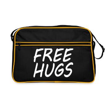 Free hugs - Sac Retro - noir/or - Devant