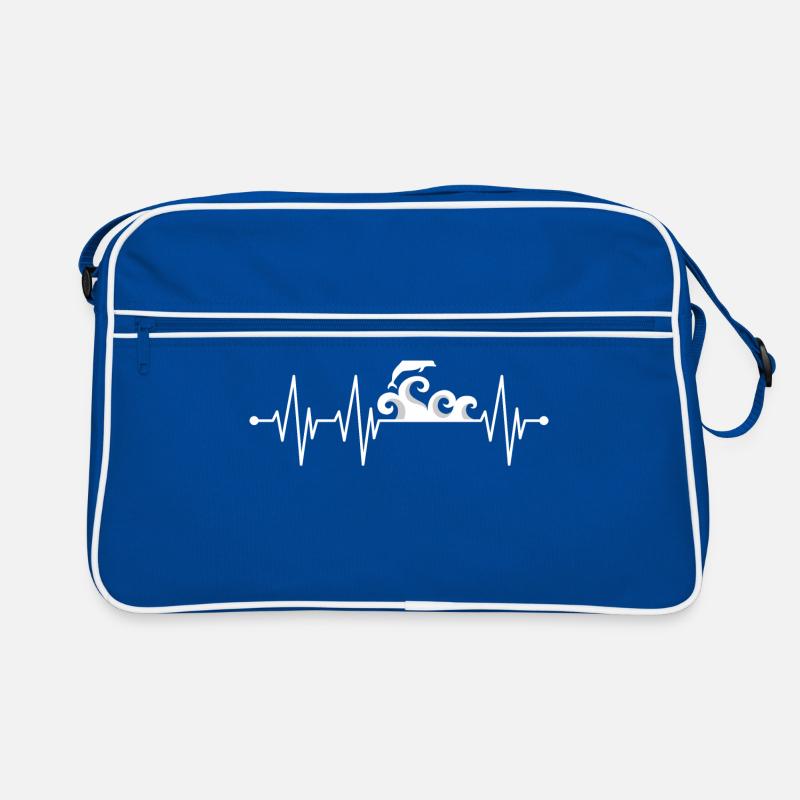 Ocean Wave Geschenkidee Strand Retro Tasche