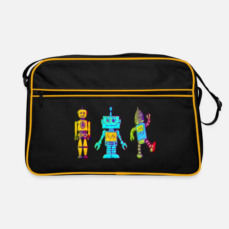 Image d'enfant robot Sac Retro