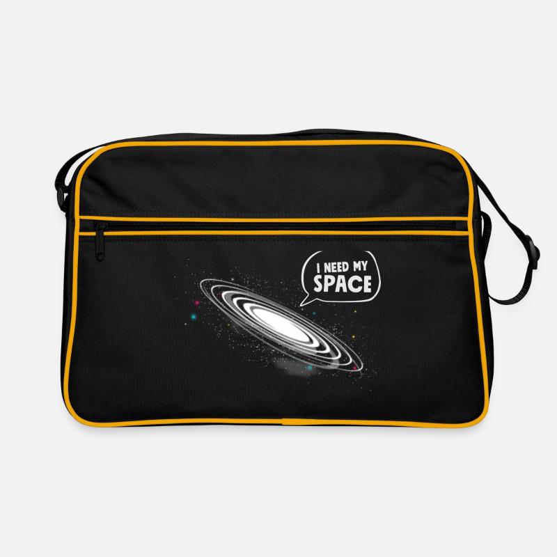 Funny Astronomy Astronaut I Need My Space Retro Tasche