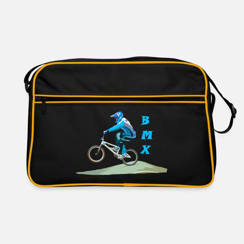 bmx - Sac Retro - noir/or