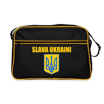 Slava ukraini - Retro Bag - black/gold - Front