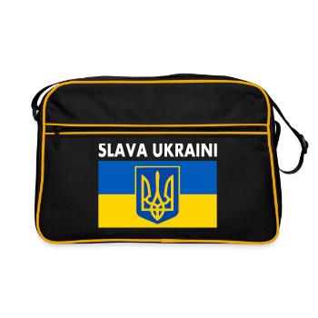 Slava ukraini - Retro Bag - black/gold - Front