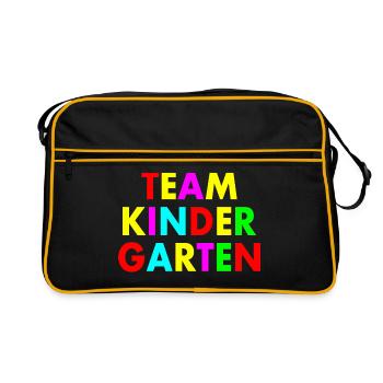 Team kindergarten - Sac Retro - noir/or - Devant