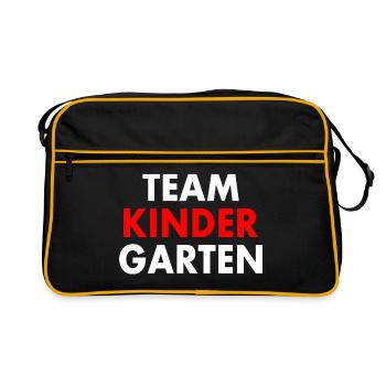 Team kindergarten - Sac Retro - noir/or - Devant