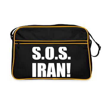 Sos iran - Retro Bag - black/gold - Front