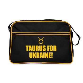 taurus for ukraine - Sac Retro - noir/or - Devant