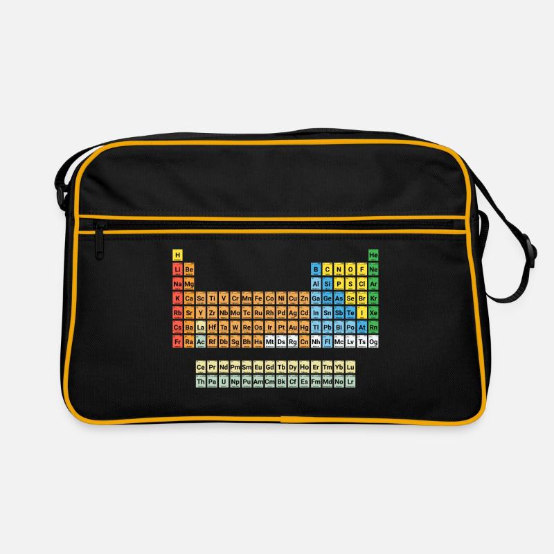 NEU Periodensystem der Elemente Retro Tasche