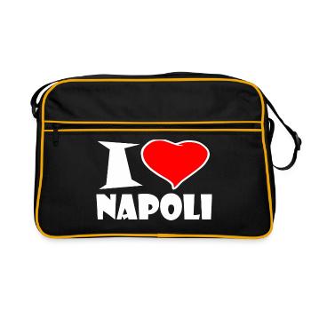 Napoli - Retro Bag - black/gold - Front