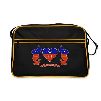 MAYOTTE - Sac Retro - noir/or - Devant