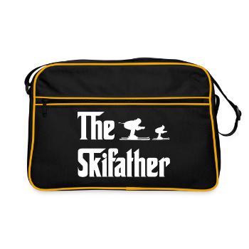 Le Skifather Papa Sports d’Hiver Ski - Sac Retro - noir/or - Devant