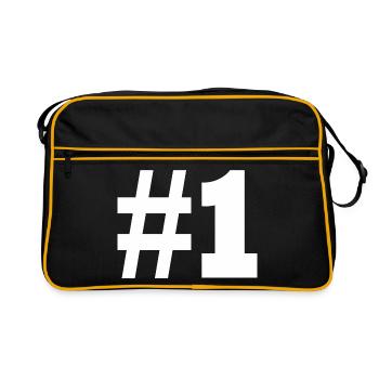 #1 - Sac Retro - noir/or - Devant