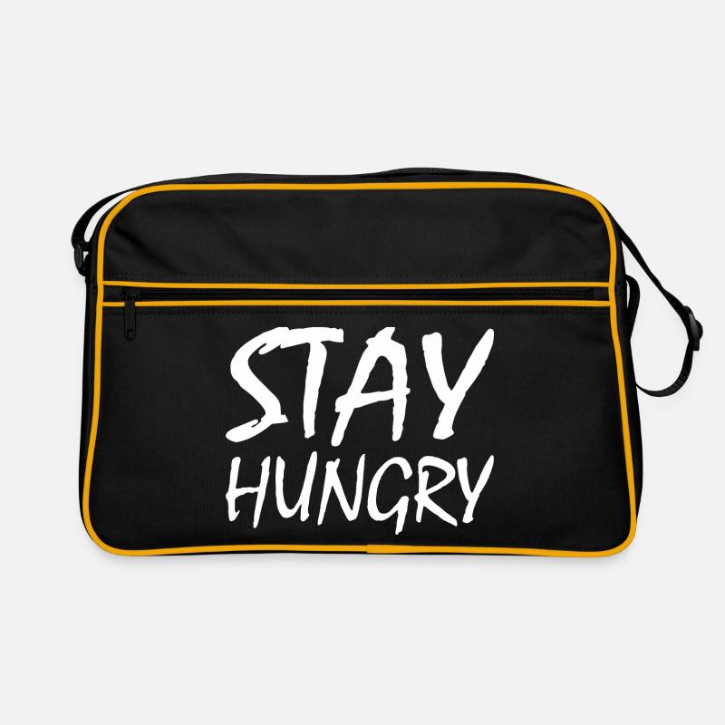 Stay hungry Retro Tasche