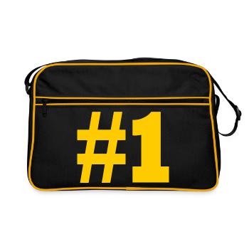 #1 - Sac Retro - noir/or - Devant