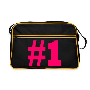 #1 - Sac Retro - noir/or - Devant