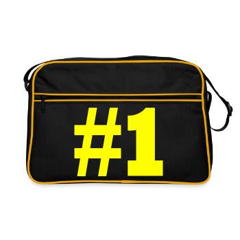 #1 - Sac Retro - noir/or - Devant