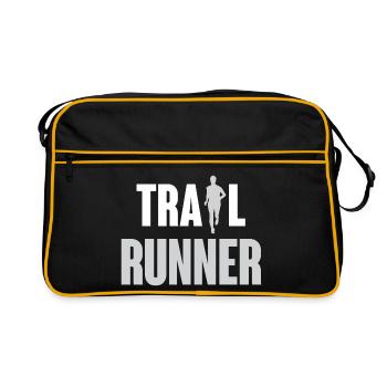 Coureur de trail - Sac Retro - noir/or - Devant