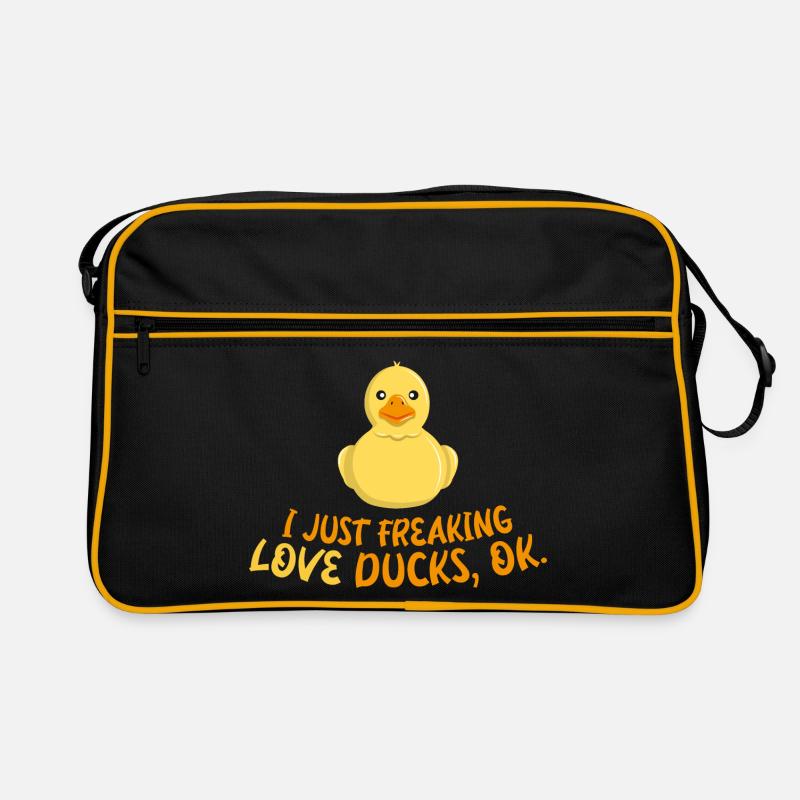 J’adore les canards - Canard canard de bain jaune Sac Retro