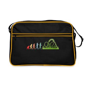Montagnes russes - Sac Retro - noir/or - Devant