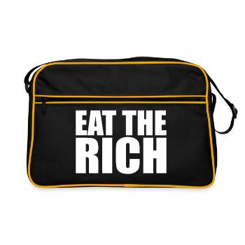 Eat the rich - Sac Retro - noir/or - Devant